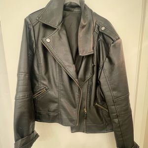Women’s Black Leather Jacket